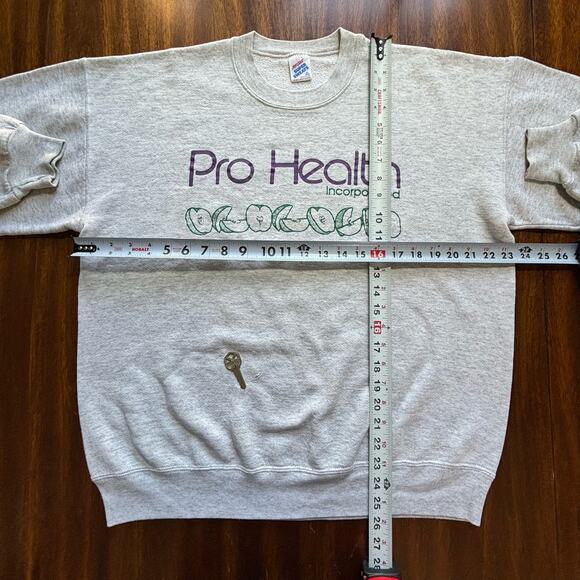 Vintage 90's Pro Health Vitamins Promotional Crewneck Men's Size XL USA MADE - Picture 5 of 7